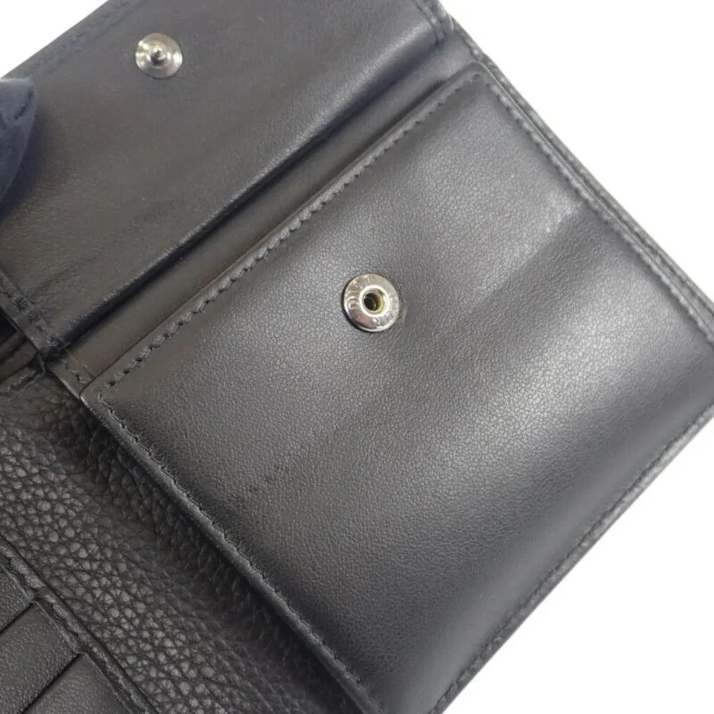 Christian Dior CD Icon Wallet 2 Cdi h00 N Bifold Wallet Grain Calf Leather - Picture 12 of 13